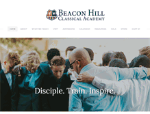 Tablet Screenshot of beaconhillclassical.org